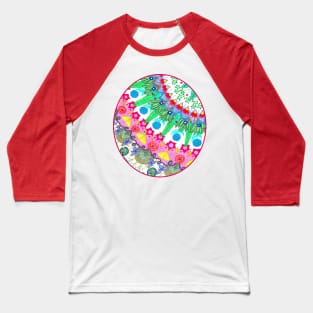 Plant Abstract Baseball T-Shirt